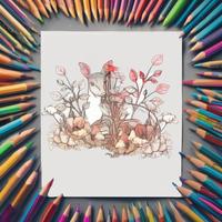 Coloring Nature poster