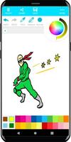 Coloriage Ninja capture d'écran 2