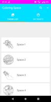 Coloring Space plakat