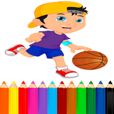 تلوين الرياضة أيقونة