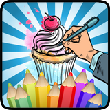 Coloring Sweet Cupcake 图标