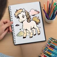 Coloring Pony poster