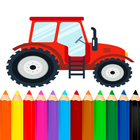 Coloring Tractor Zeichen