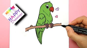 پوستر How To Draw Birds New