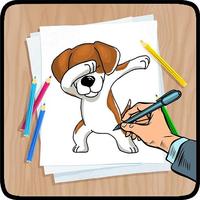 Cómo dibujar perros Poster