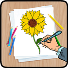 Jak rysować kwiaty ikona