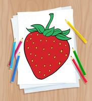 Comment dessiner des fruits Affiche