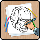 How To Draw Superhero and Logo icon