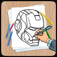 How To Draw Superhero and Logo poster