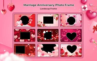 Marriage Anniversary Photoedit الملصق