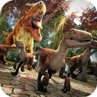 الديناصور الجوراسي محاكي لعبة أيقونة