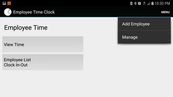 Employee Time Clock اسکرین شاٹ 1