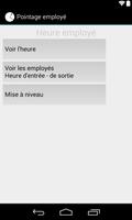 Employee Time Clock Affiche
