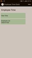 Employee Time Punch Clock Affiche