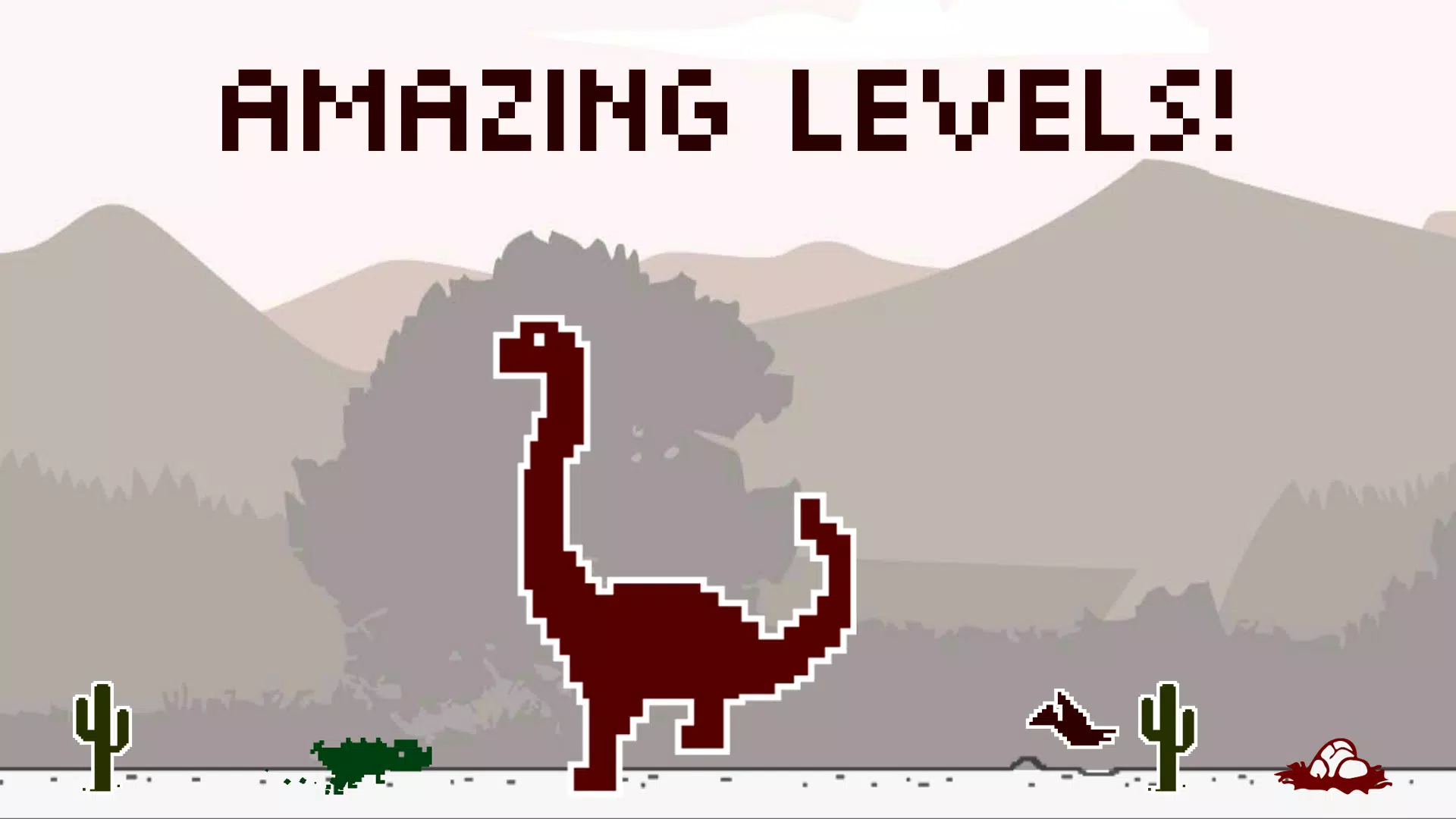 Jumping dino ! The best game ever XD (Chrome's Hidden Dinosaur Game) 