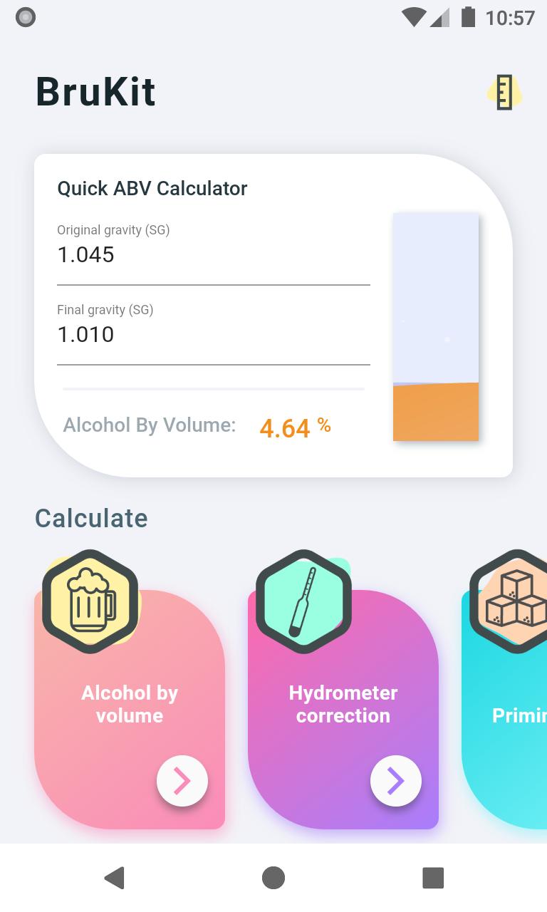 BruKit - Craft Beer Brewing Calculator for Android - APK Download