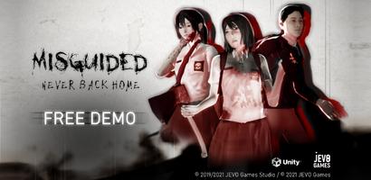 Misguided Never back home DEMO Plakat