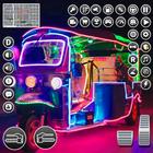 Auto rickshaw driving game 3d icon