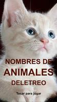 Deletreo de nombres de animales Poster