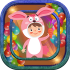 Funny Rabbit Girl Escape Zeichen