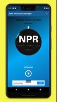 NPR News & Talk Radio Affiche