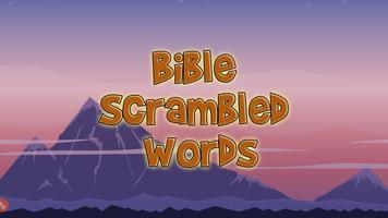 Bibel-Scramble-Wörter Plakat
