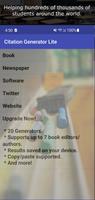 Citation Generator Lite 截图 1