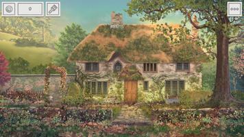 Jacquie Lawson Country Cottage الملصق