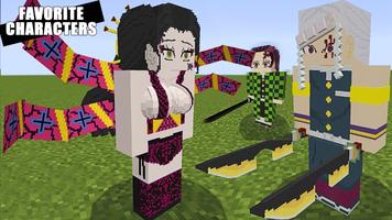 Mod Demon Slayer Minecraft PE capture d'écran 2