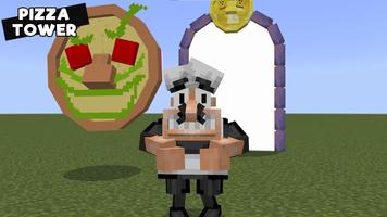 Pizza Tower Mod para Minecraft Cartaz