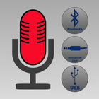 Microphone+: Bluetooth/USB/Aux simgesi