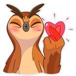 WAStickerApps: Süße Eulenaufkleber