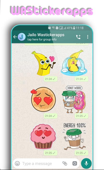 wastickerapp cute food stickers for android apk download