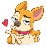 WAStickerApps: süße Hundeaufkleber