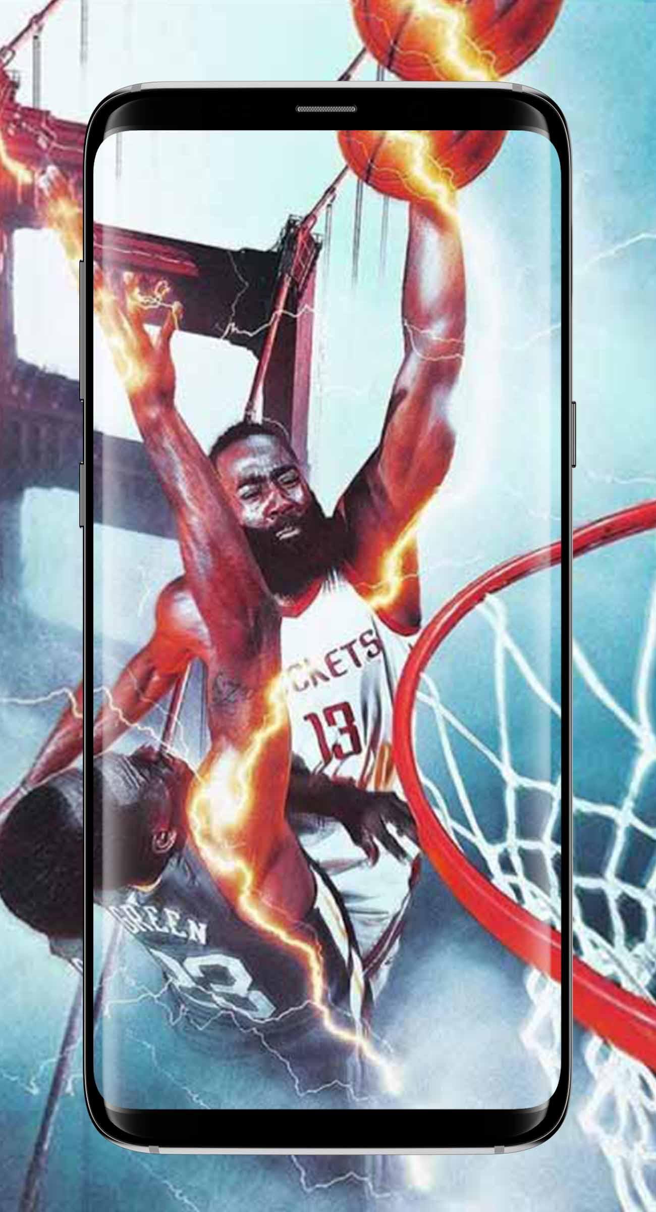 HD wallpaper: James Harden, NBA, Houston Rockets, dunks