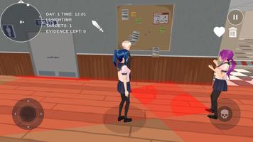 Anime Psycho Girl Simulator الملصق