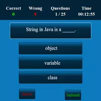 Java MCQ ảnh chụp màn hình 1