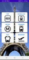 Carte Metro PARIS Plan Affiche
