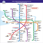 Cart Metro SaintPetersburg Map icône