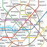 Carte Metro MOSCOW Map