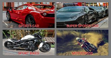 Bruits de voitures et de motos 🏎️🏍️ ️ ️ Affiche