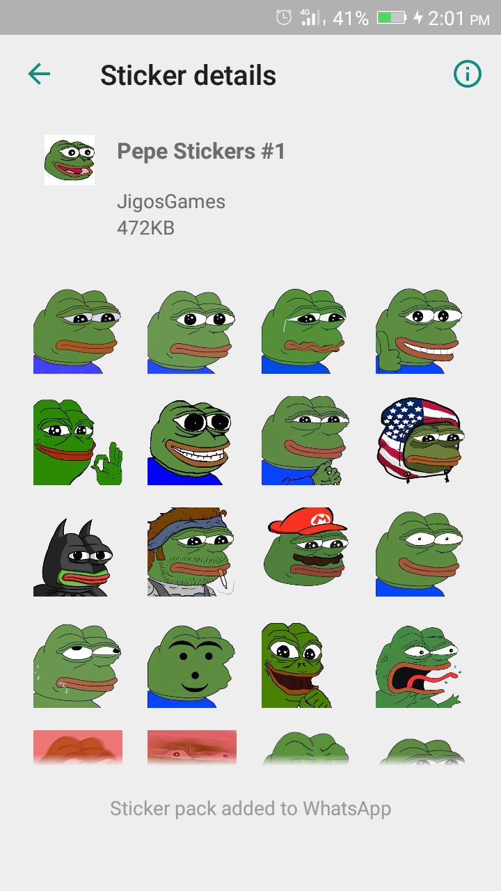 Pepe Meme Stickers Wastickerapps For Android Apk Download