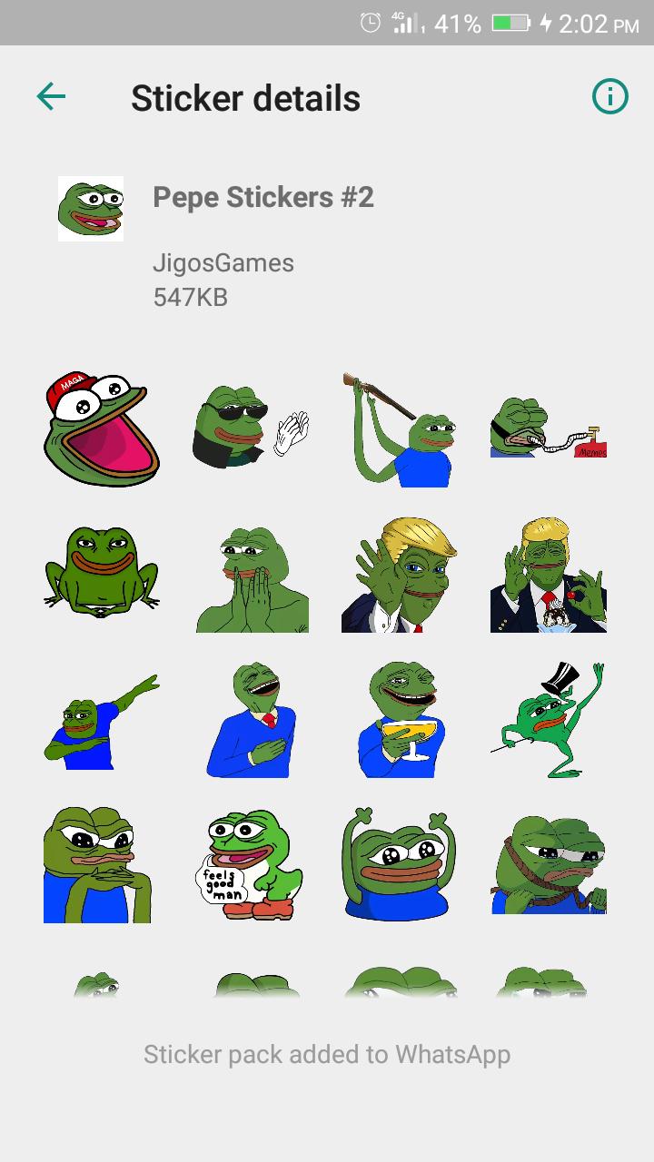 Pepe Meme Stickers Wastickerapps For Android Apk Download