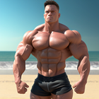 Iron Muscle: bodybuilder games simgesi