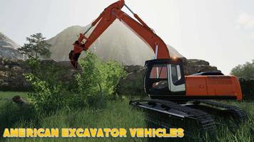 Car America Vehicles Excavator اسکرین شاٹ 1