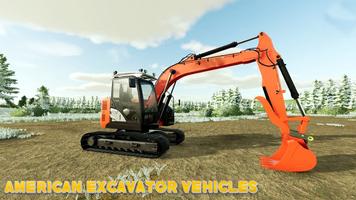 Car America Vehicles Excavator syot layar 2