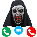 Horror creepy fake video call