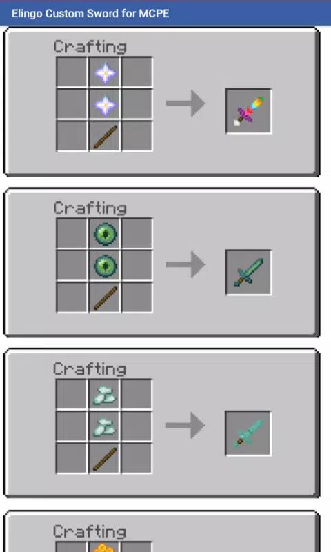 App Swords for minecraft Android app 2021 