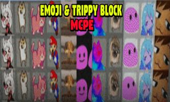 Emoji and Trippy Block Pack Addon for Minecraft PE Ekran Görüntüsü 1