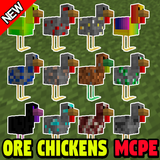 Ore Chickens Addon for Minecraft PE Zeichen